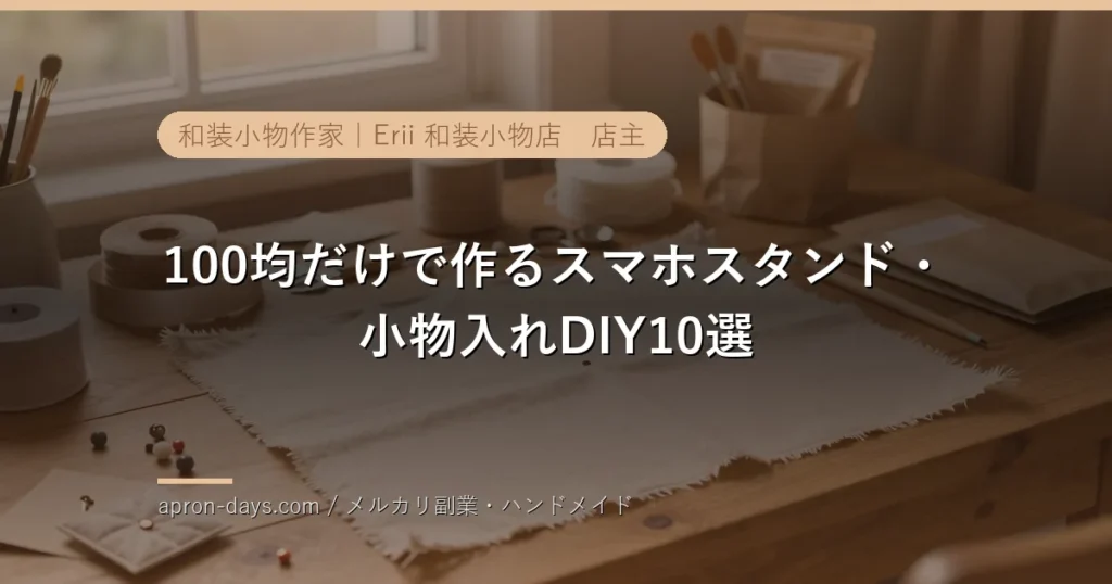 100均だけで作るスマホスタンド・小物入れDIY10選