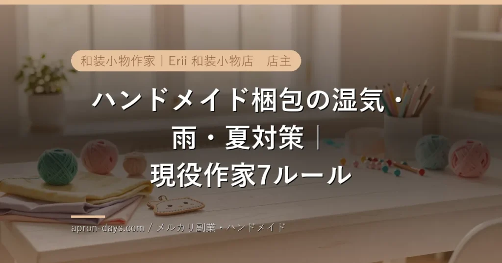 Apron Days編集人Eriiが解説する梱包ルールのアイキャッチ画像